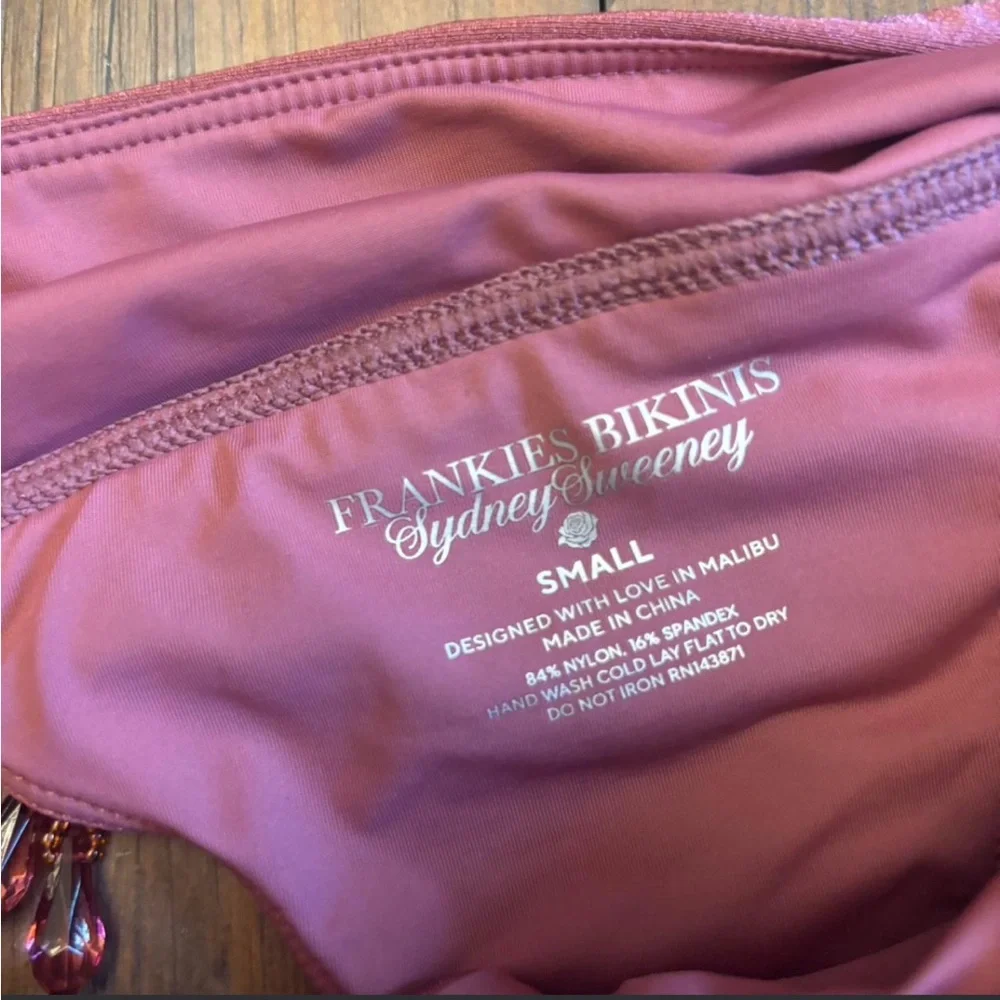 Frankie's Bikinis Sydney Sweeney beaded Bikini set